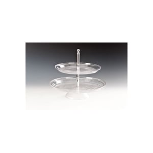 Alkan İki Katlı Polikarbon Pasta Standı 35X42 - ALKAN