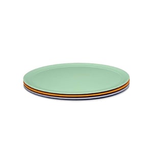 Alkan Oval Teşhir Kayık Melamin Beyaz 55,5X42X3 - ALKAN