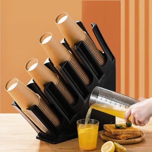 Biradlı Plastik Karton Bardak Standı 38.6*29.5*45 - BİRADLI