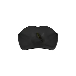 Siyah Melamin Açık Büfe Manolya Tabak 35,8 Cm - ULTRAFORM MELAMİN