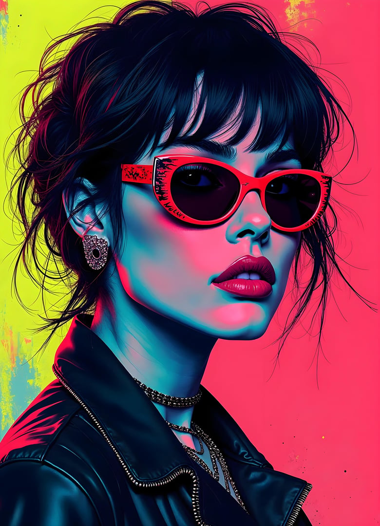 Neon Grunge Diva