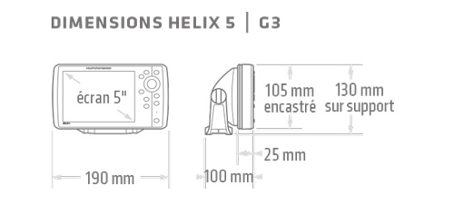 Combiné HELIX 5 G3 CHIRP - Série HELIX 5 G3 - Navicom - Toute l
