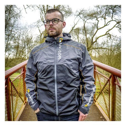 Veste de pluie 2024 - Avec capuche  - Coloris Gris & Noir