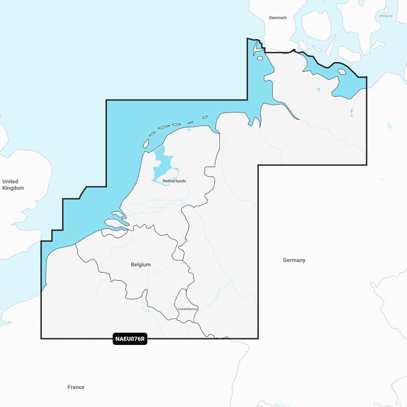 Carte Navionics Platinum+ Regular SD - NORD FRANCE, BENELUX, ALL