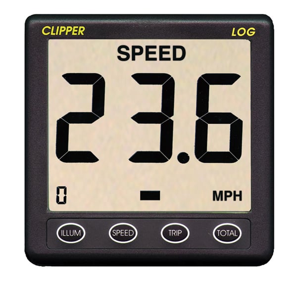 Pack CLIPPER Loch - Afficheur Log, capteur loch 7m de câble