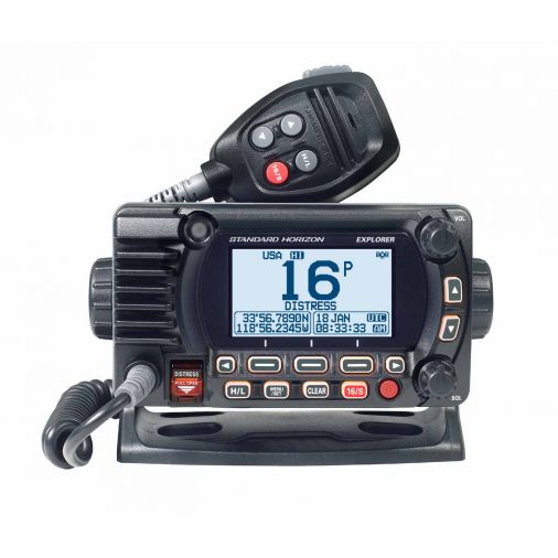 VHF FIXE GX1850GPSE - 25W - CLASSE D -  NMEA2000 - GPS Interne - MOB