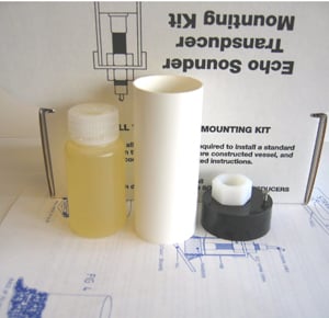Kit de montage à coller à l'intérieur de la coque épaisseur max 2,5mm
