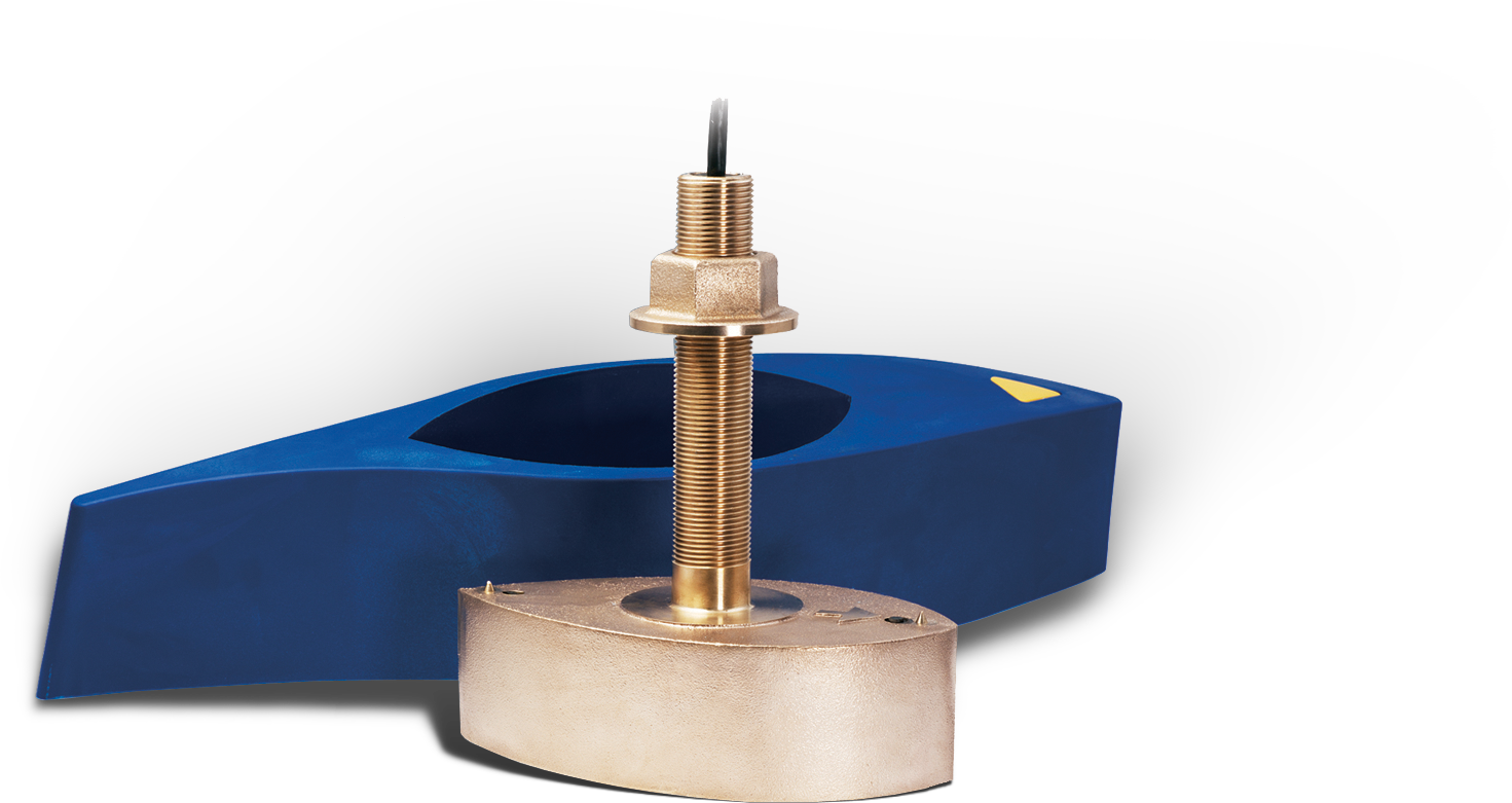 B275LH-W: Sonde Traversante Bronze CHIRP 42-65 & 150-250 Khz 1kW NC