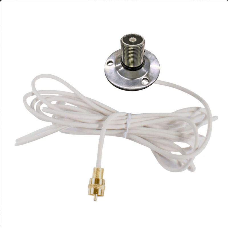 Embase inox haute résistance hauteur 25mm pour antenne Quick Connect