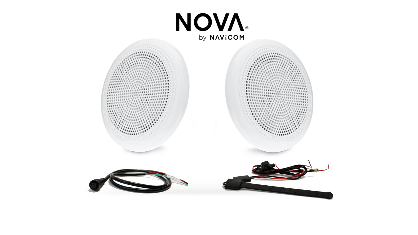 Pack audio: 1 paire de HP EL-F653W + Antenne FM/DAB + câble HP