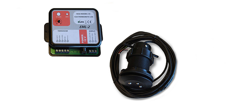 Capteur Loch électromagnétique - Complet 7m de câble +passe coque