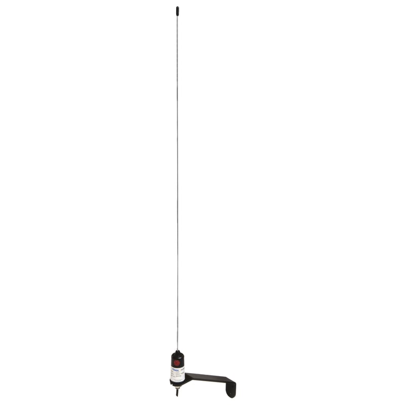 Antenne active pour Navtex - 0.9m, Câble RG58 20m, support alu noir 