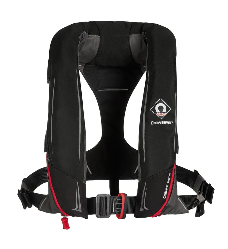 CREWFIT 180N Pro - Automatique avec harnais - Flashlight - Noir/rouge