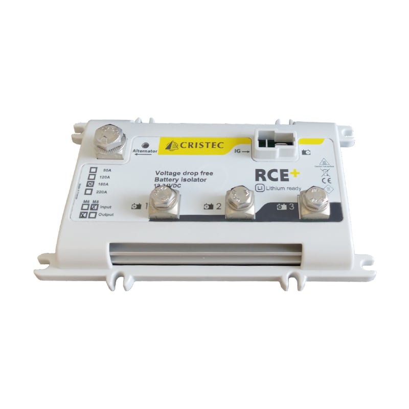 Répartiteur de charge RCE+ - 80A  -1entrée ØM6 / 2 Sorties ØM6 