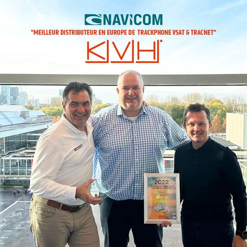 Navicom récomenser Meilleur Distributeur KVH