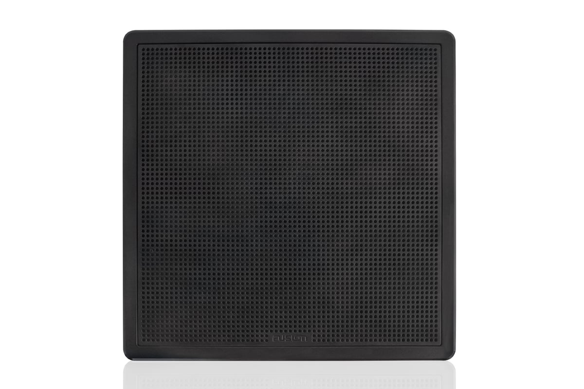 Subwoofer 10" carré 400W à encastrer - Noir
