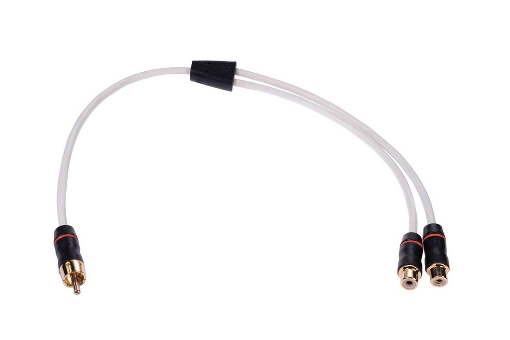 RCAYF - 1 Prise mâle vers 2 prises femelles pour câble RCA