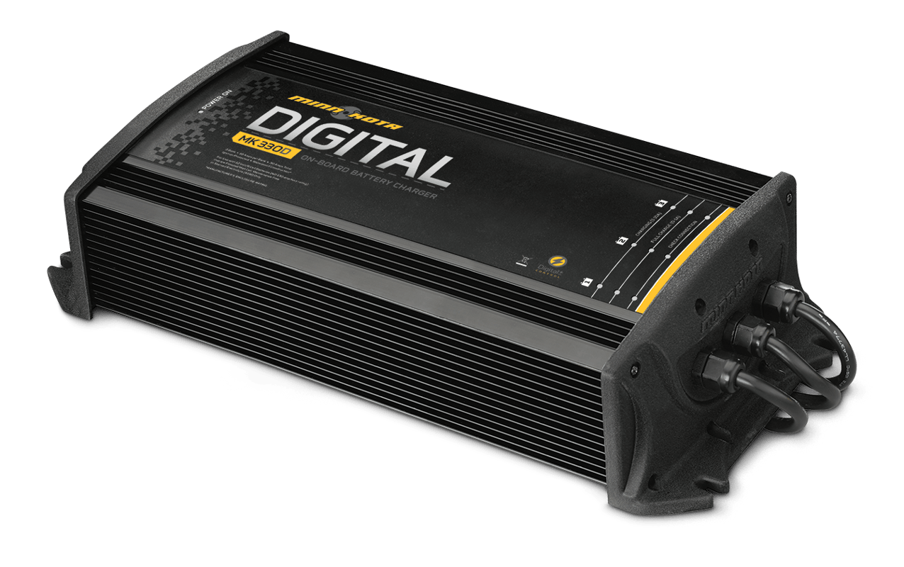 Chargeur de batterie étanche de bord 3 sorties - 10 Amp (MK-330E)