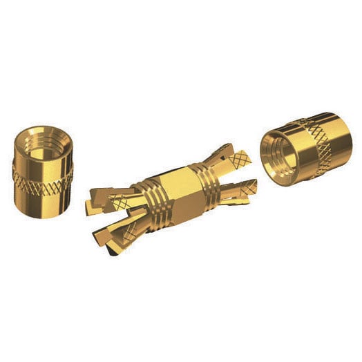 Connecteur or sans soudure pour RG-8X ou RG-58/AU