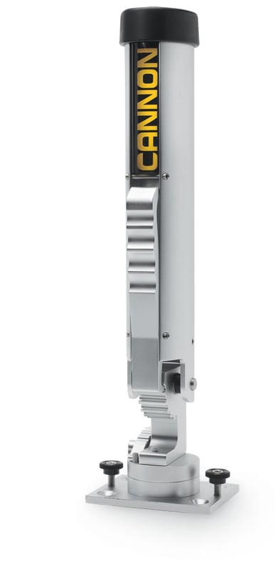 Porte canne articulé sur 2 axes pour fixation sur glissière