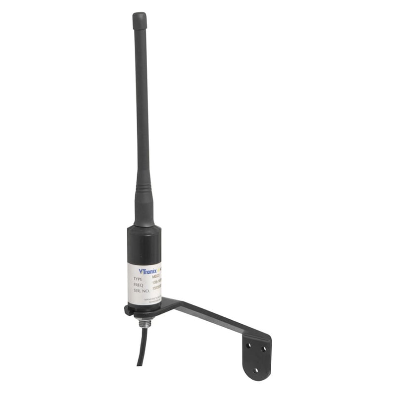 Antenne hélicoidale courte - 0.31m, 3dB, sup alu 180mm, 20m de câble
