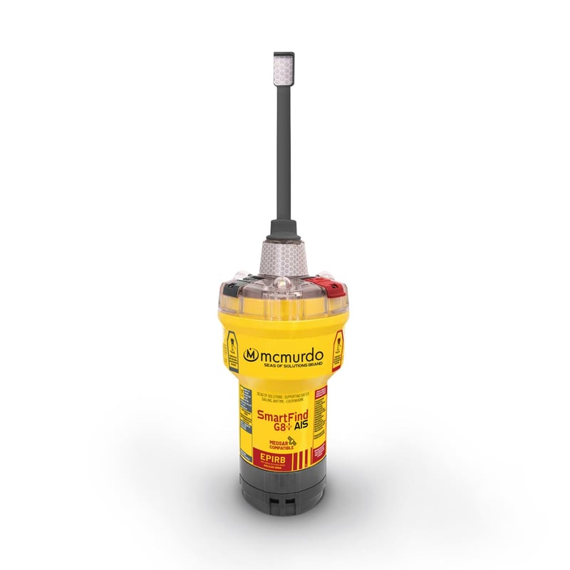 Balise EPIRB McMurdo G8 AIS PLUS, Automatique, bifréquence, GNSS