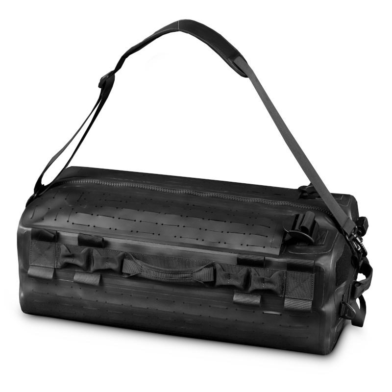 Sac étanche HYBRIDUFFLE 90-ZIP68 -90 Iitres- NOIR