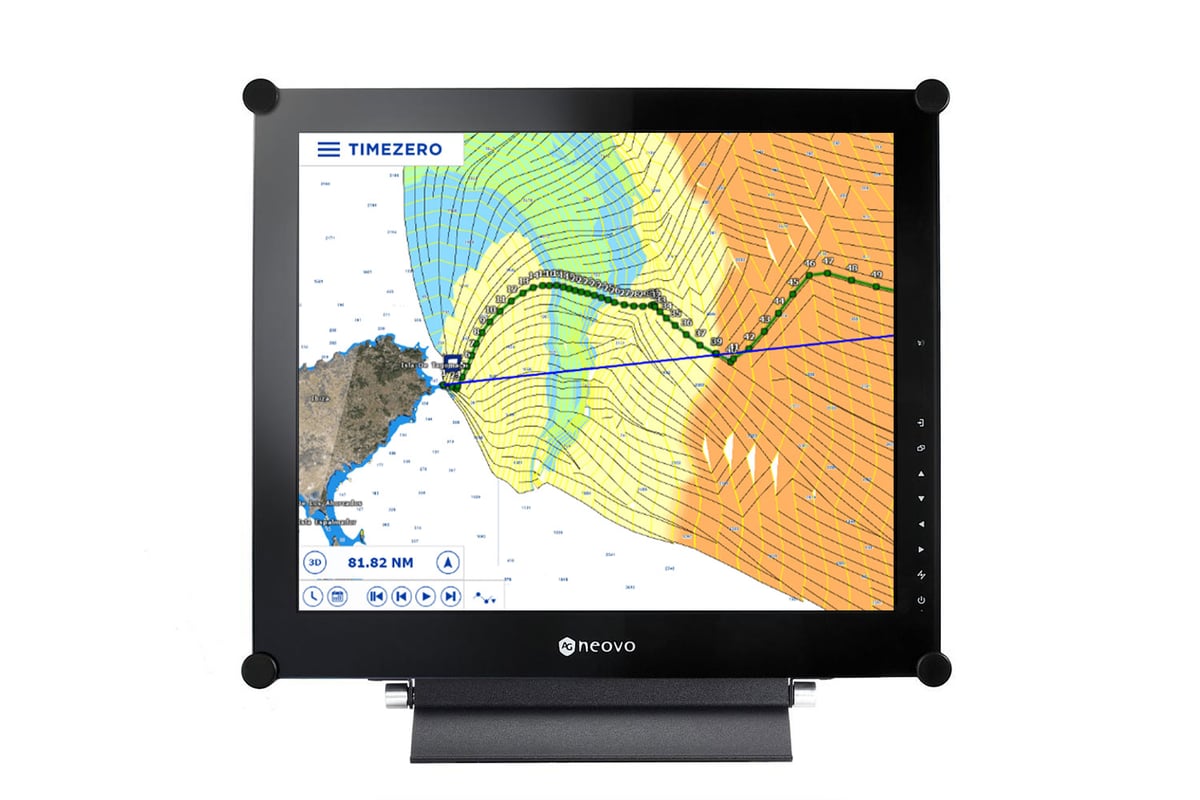 X-19E : Ecran 19" Led LCD Glace de protection - 12-220 Volts