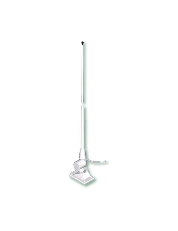 Antenne AM/FM brin souple de 1m  rot. plastique intégrée (AR100R)