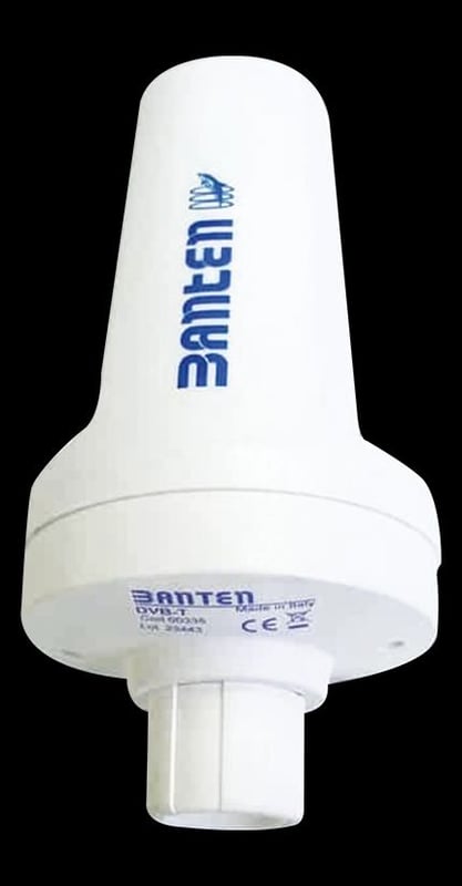 Antenne VHF carénée, 25cm, 5 mètres de câble, ferrule inox (LPVHF)