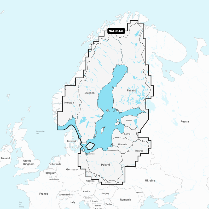 Carte Navionics Platinum+ Large SD - MER BALTIQUE