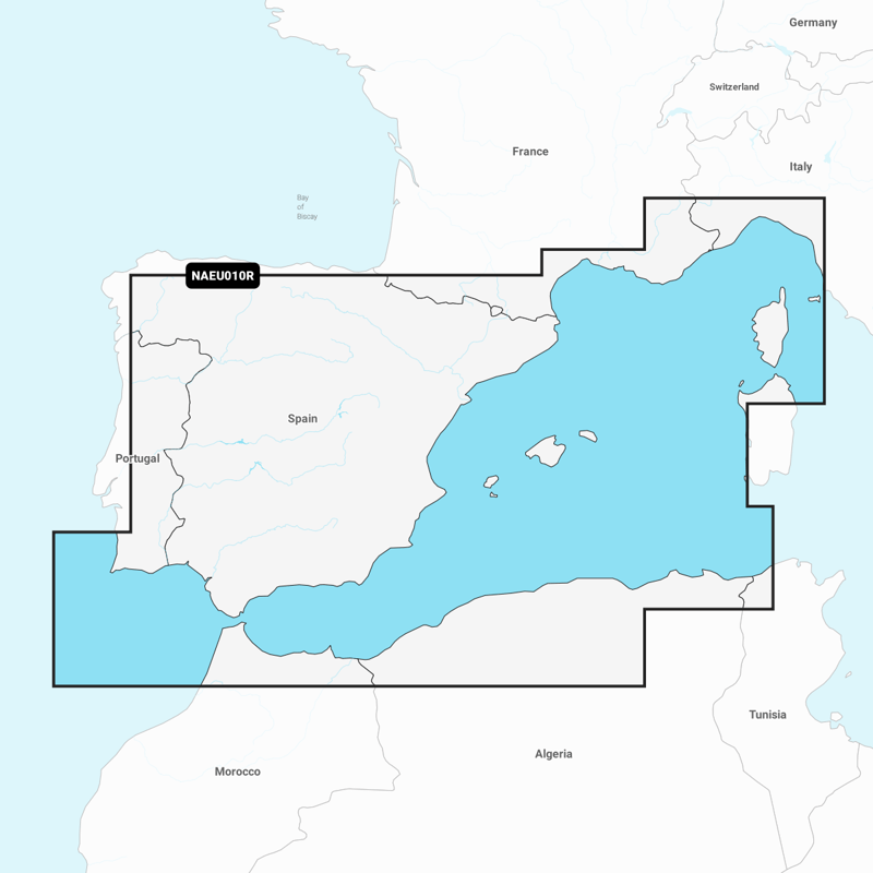 Carte Navionics Platinum+ Regular SD - MEDITERRANEE OUEST