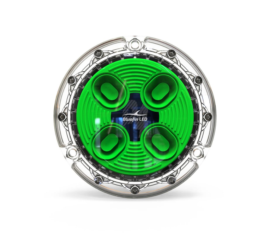 Piranha P4 Polymer 12/24v 2000 Lumens Vert