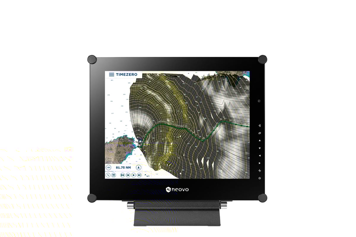 X-15E : Ecran 15" Led LCD Glace de protection - 12-220 Volts