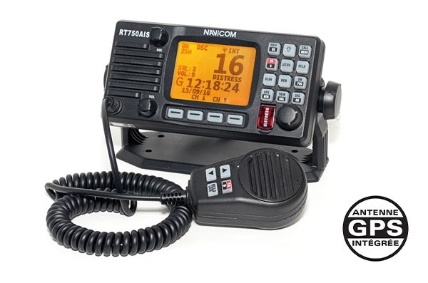 VHF FIXE  RT750AIS -25W - GPS et Recepteur AIS intégré - NMEA2000