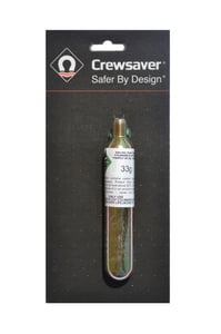 Recharge CO² 33gm - Pour gilets CREWSAVER 150N et 165N