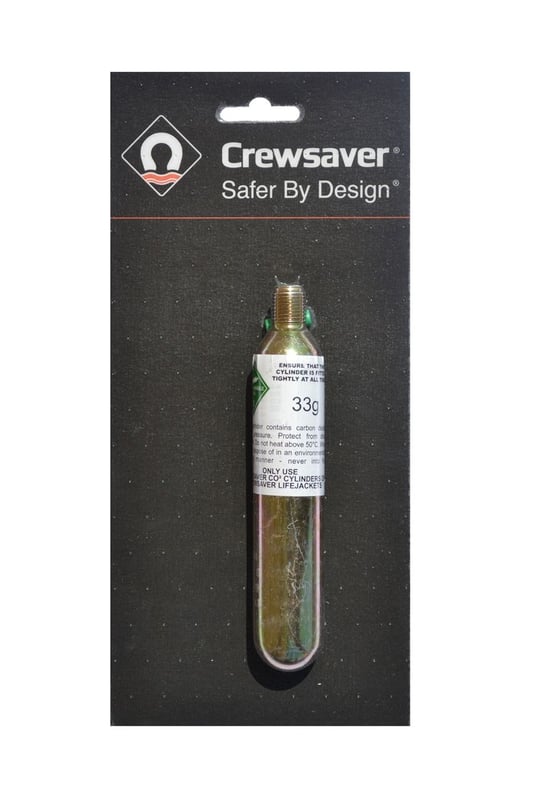 Recharge CO² 33gm - Pour gilets CREWSAVER 150N et 165N