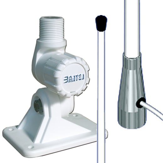 Antenne VHF PRO 3dB, 1.5m, 5m de câble avec rotule plast. (VP150RP)