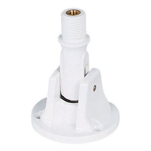 Système de fixation basculant en plastique blanc