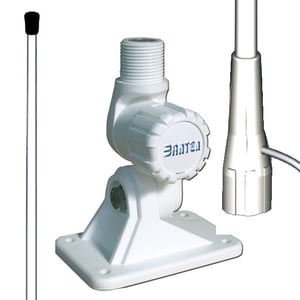 Antenne VHF ECO 3dB, 1.5m, 5m de câble avec rotule plast. (VE150RP)