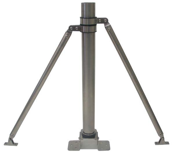 Jambes de force pour kit de fixation/mât- 2x2 mètres 19mm