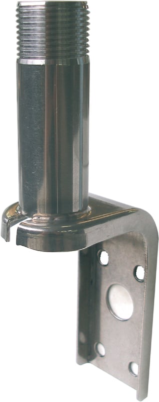 Equerre inox 1" pour fixation antenne sur cloison verticale (EM/055)