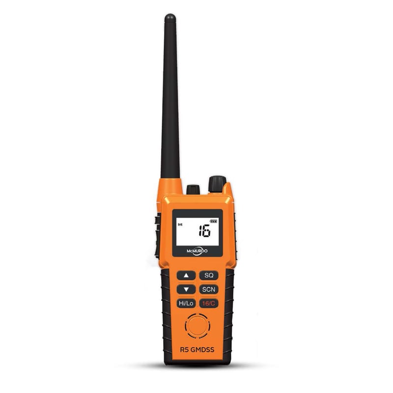 R5 PACK B : VHF GMDSS livrée avec batterie Lithium non rechargeable 