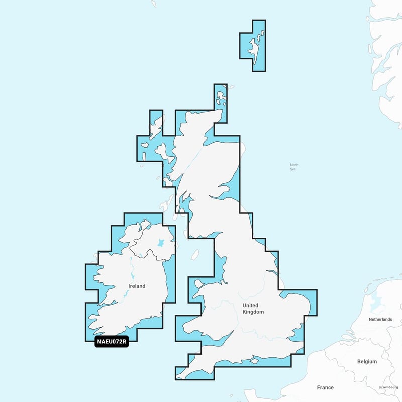Carte Navionics Platinum+ Regular SD - UK & IRLANDE LACS ET RIVIERES