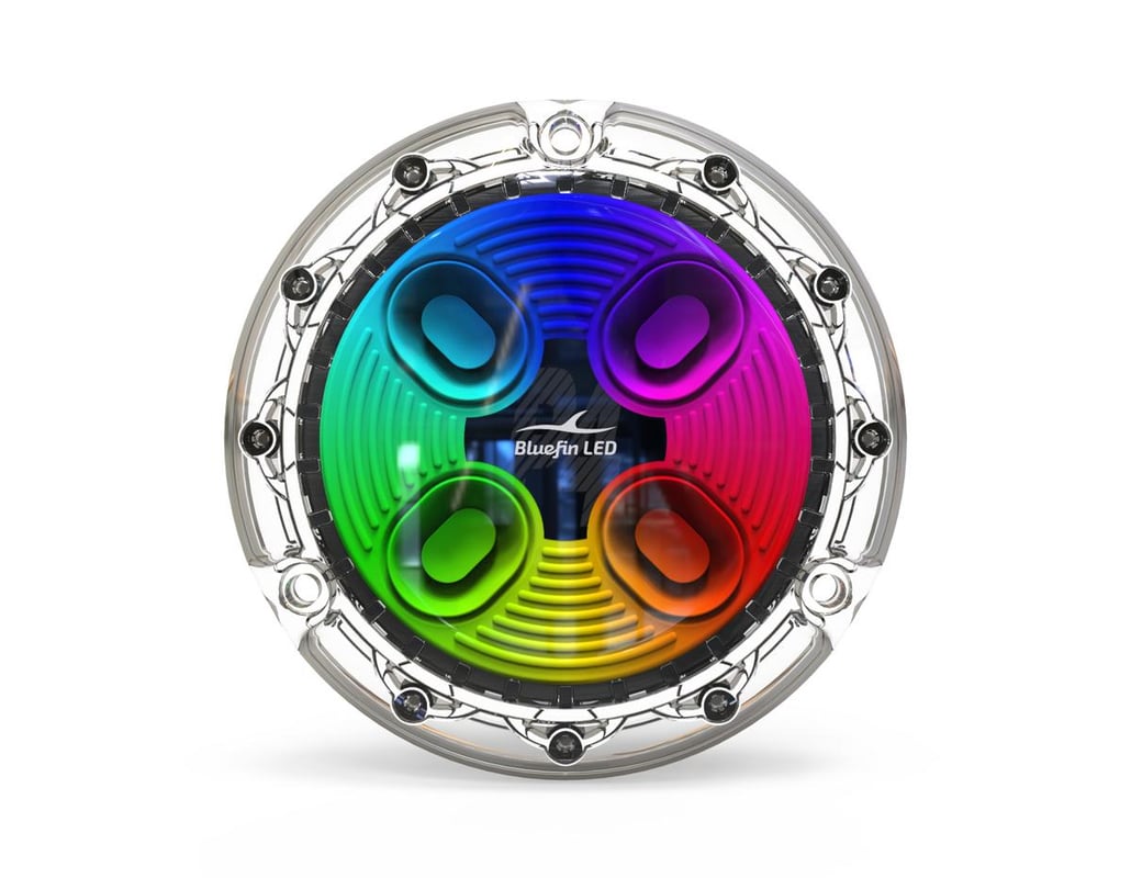 Piranha P4 Polymer 12/24v 2000 Lumens Colour change