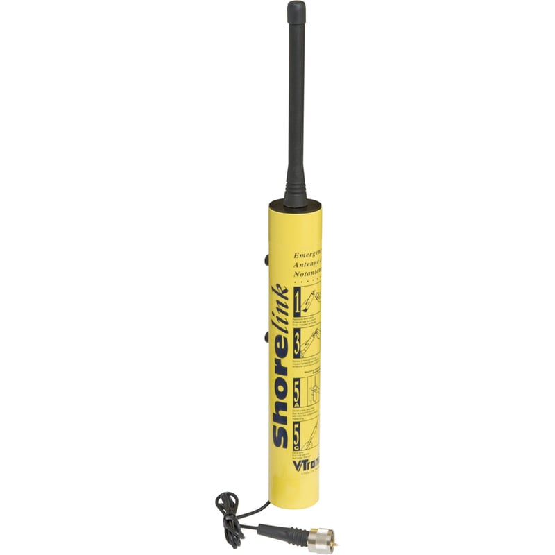 Antenne de secours Shorelink - 0.4m, 6m de câble + PL259