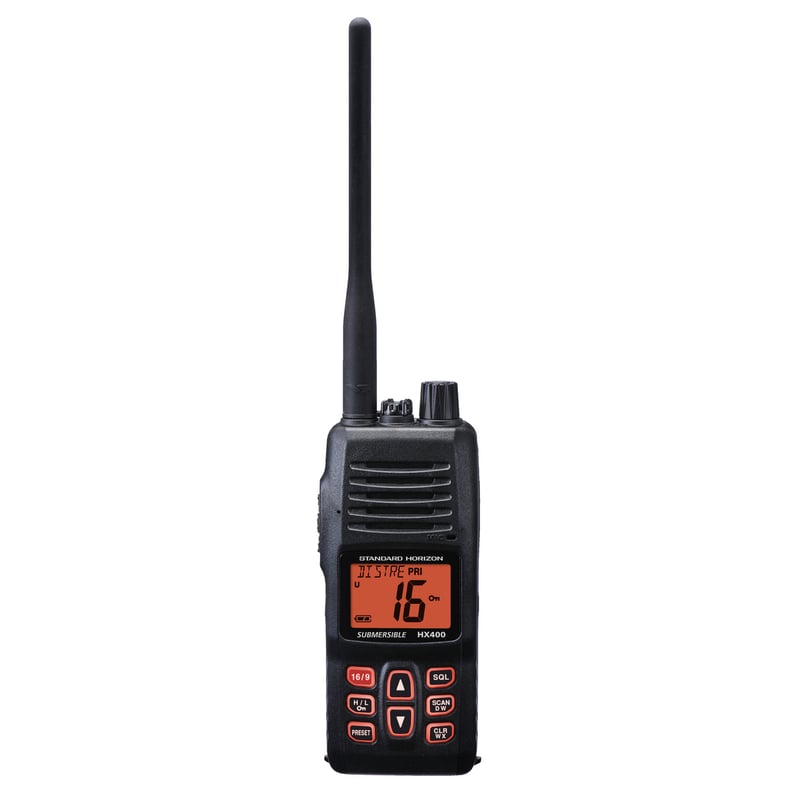 VHF portable HX400E - 5W - Etanche avec canaux programmables