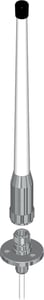 Antenne VHF à visser -0 dB - 25 cm, 6 m de câble (RACING-CHROME)