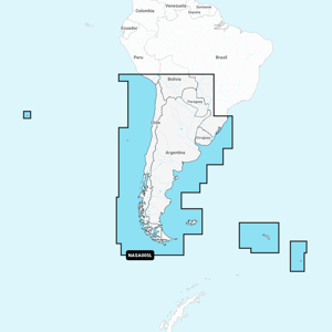 Carte Navionics+ Large SD - CHILI, ARGENTINE ET ILE DE PAQUES