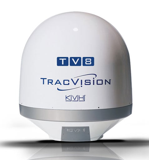 Antenne TRACVISION TV8 - GPS intégré - Skew Automatique